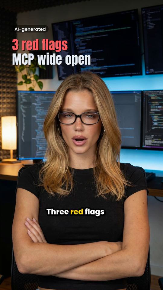 Still from the video: Three red flags your MCP server is wide open